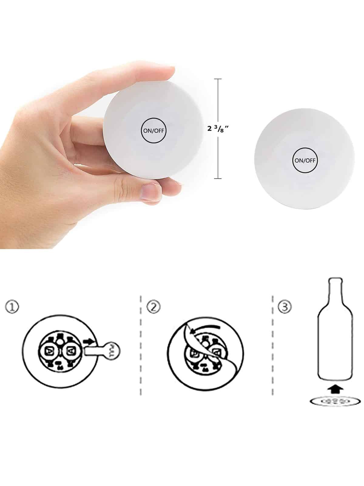 luces para bebidas