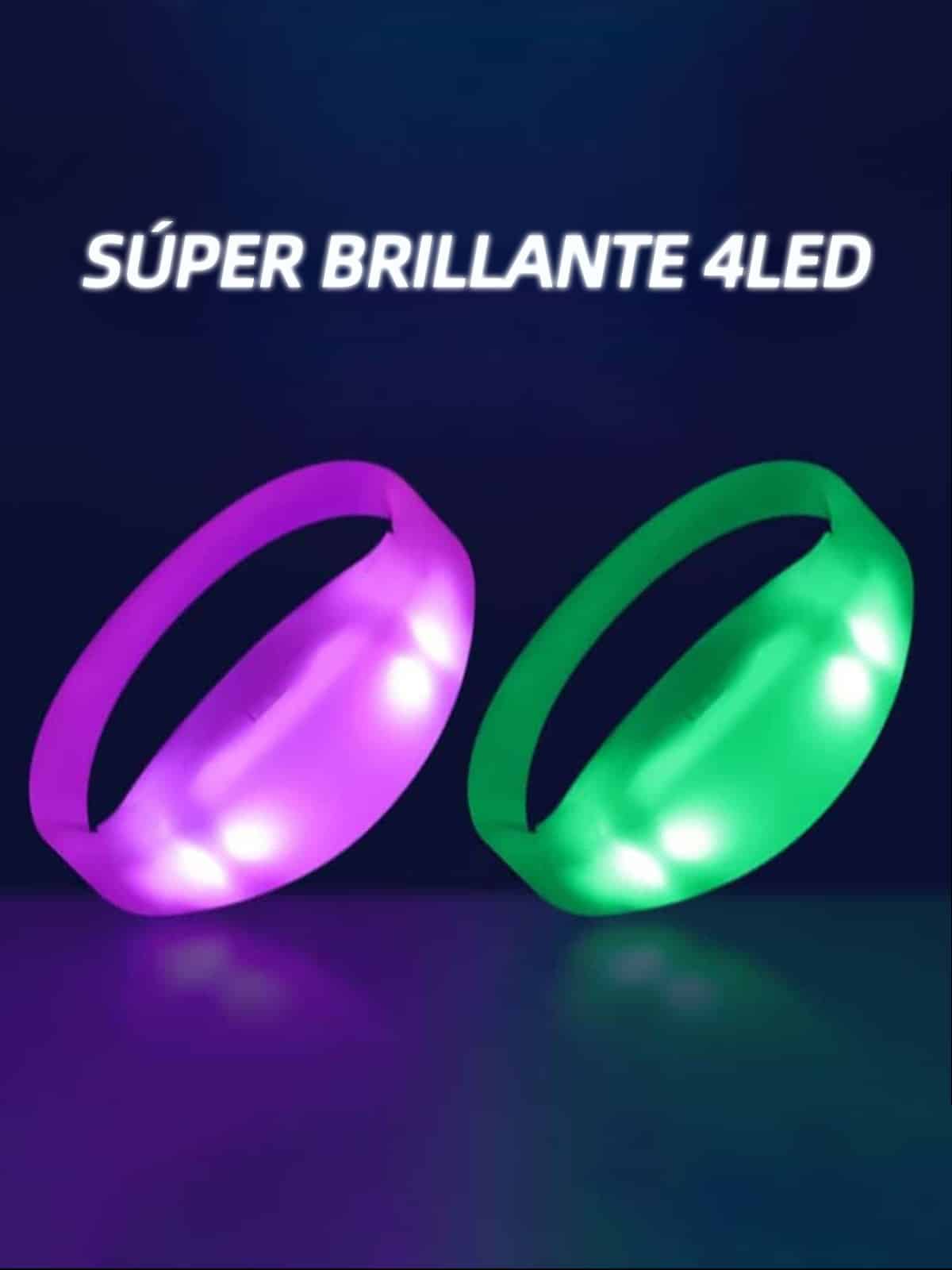 pulsera led con control remoto para fiesta