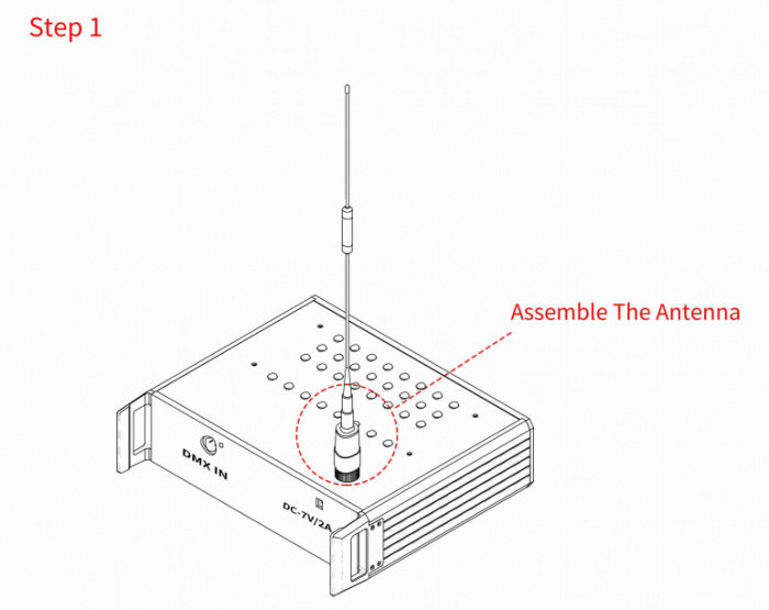 Pulsera LED control dmx