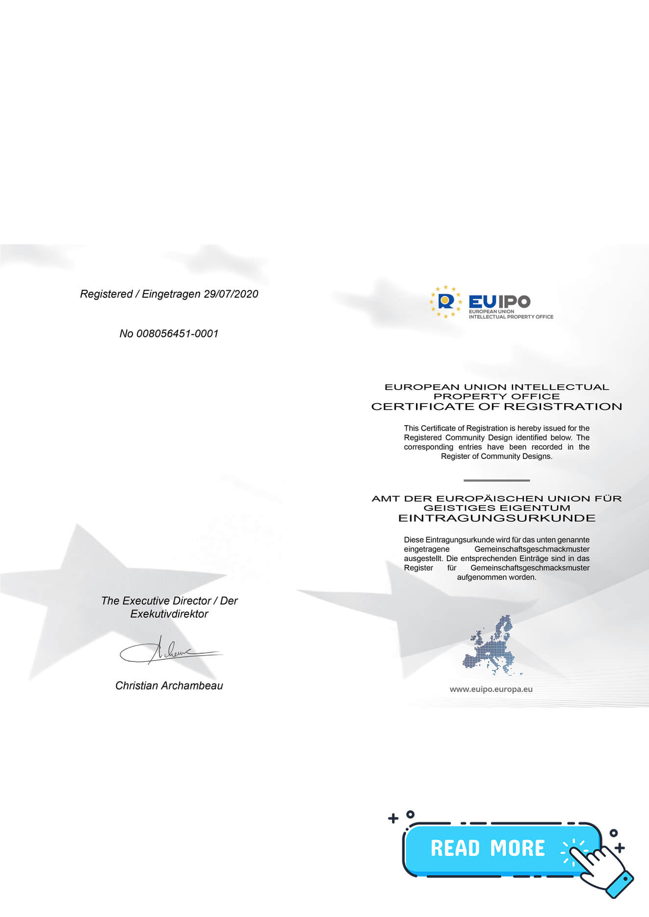 Patente de La Unión Europea