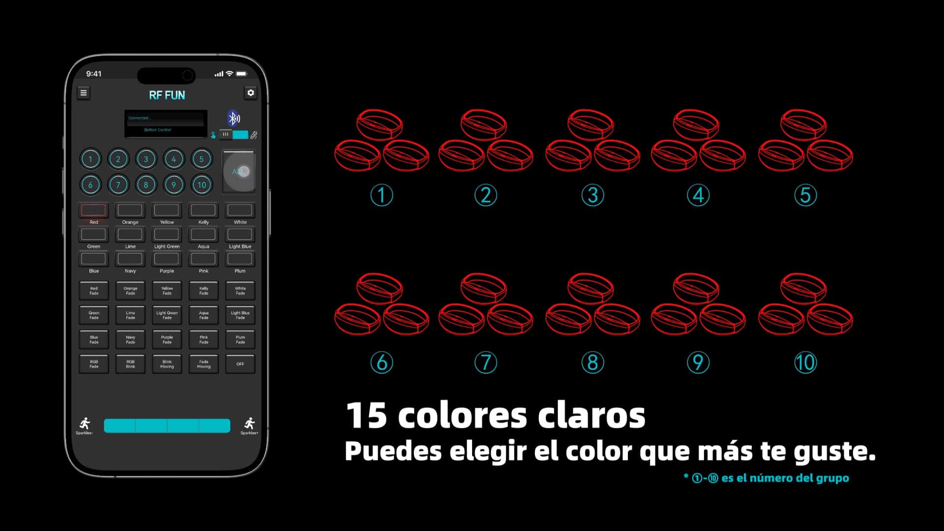 pulsera led para evento concierto musica